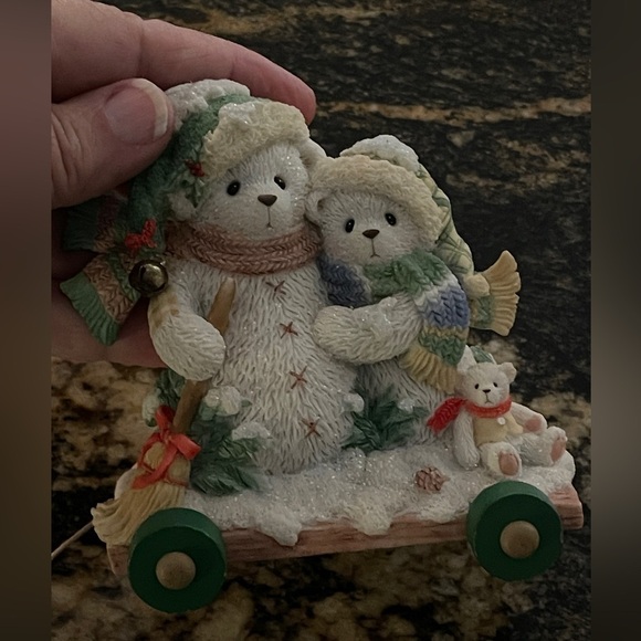 Cherished Teddies Ursula and Bernhard “In The Winter We Can Build A Snowman “ - Picture 7 of 11